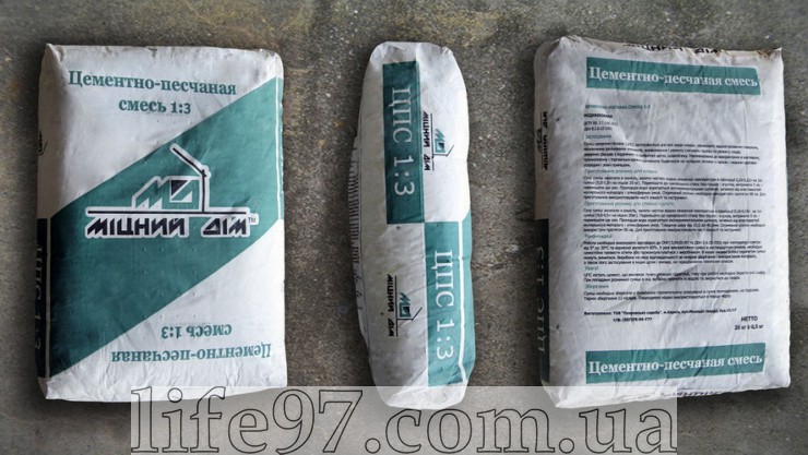 Цементно-песчаная смесь Міцний дім купить в Харькове - 1