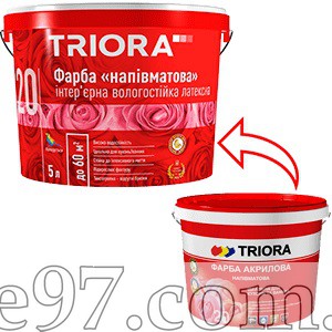 Краска интерьерная полуматовая TRIORA 20 купить в Харькове